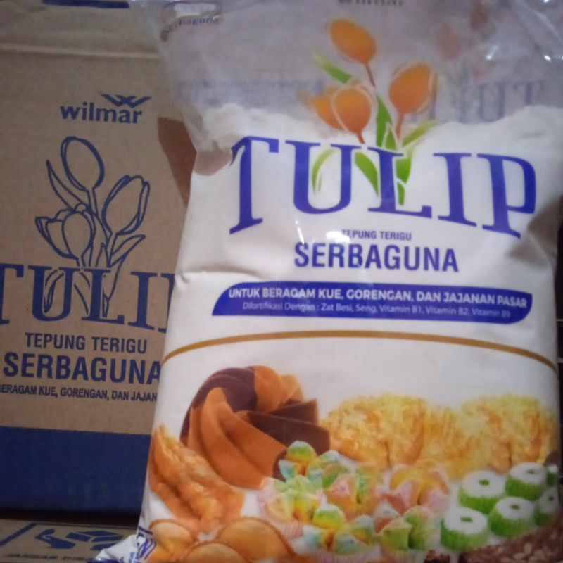 

Tepung terigu tulip 1 Kg