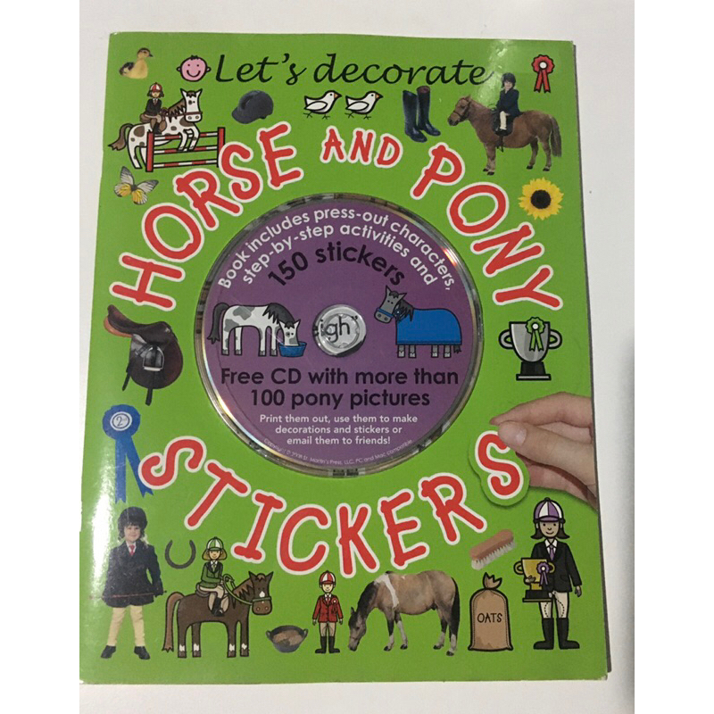 

Buku Bahasa Inggris Bergambar & VCD Let’s Decorate HORSE AND PONY STICKERS by Priddy Books