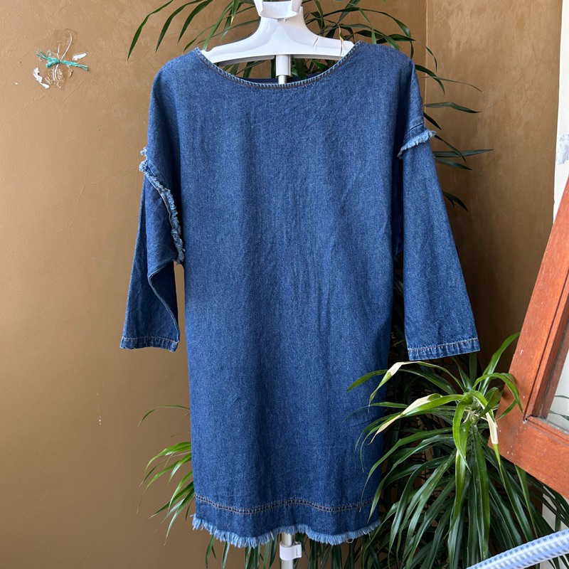 Dress Denim OverSize Preloved Murah