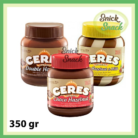 

Ceres Spread Selai Coklat 350 gr Choco Double Hazelnut Milk Jar