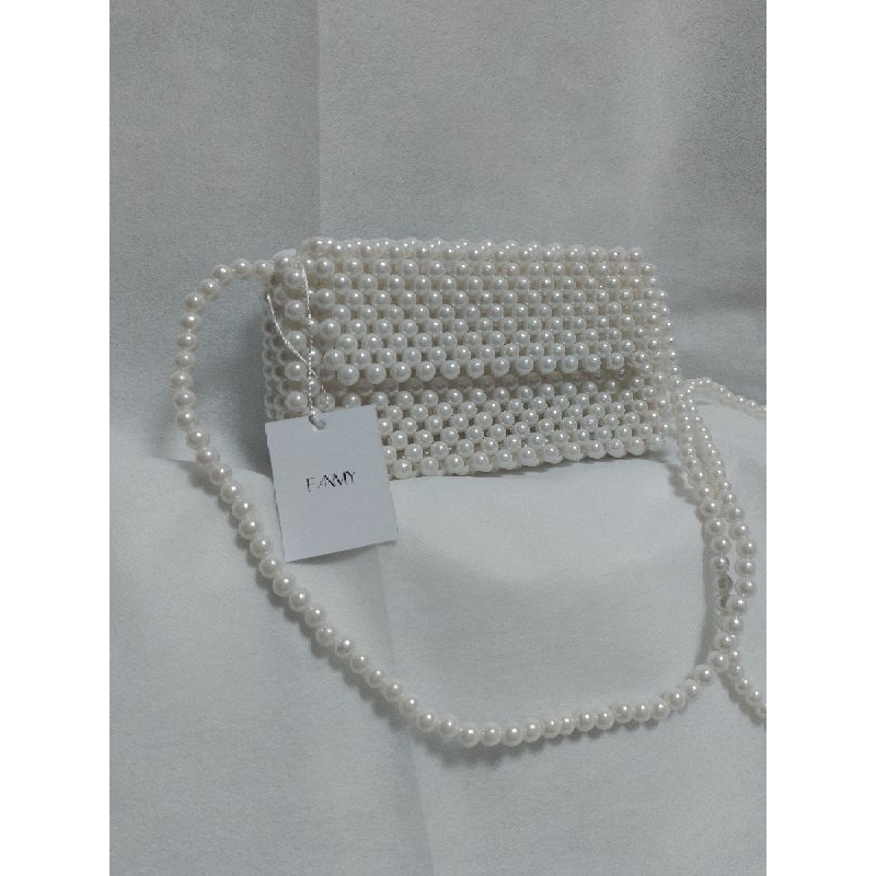 FANMY || tas mutiara | beads bag | beaded bag | pearl bag | pearls bag | tas manik - manik | tas mot