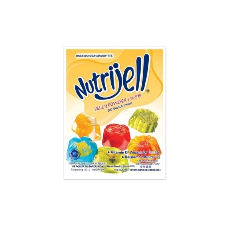 

° Nutrijell Jelly Powder Rasa Mangga 15gr