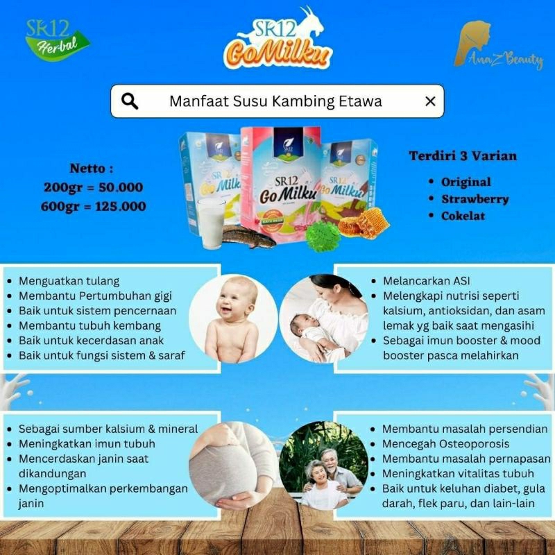 

susu kesehatan Gomilku SR12
