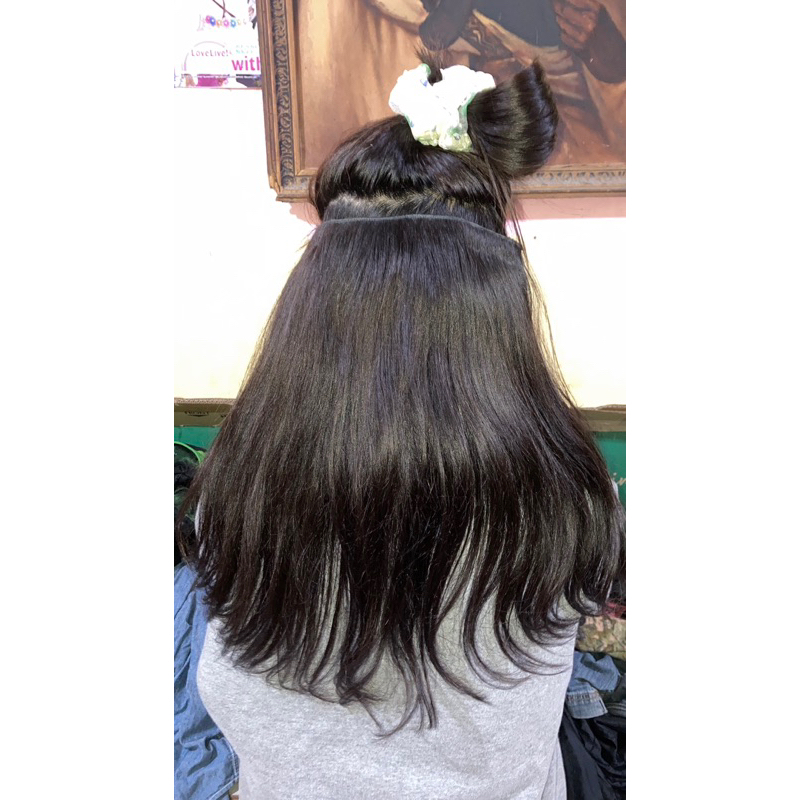 preloved hair clip human hair