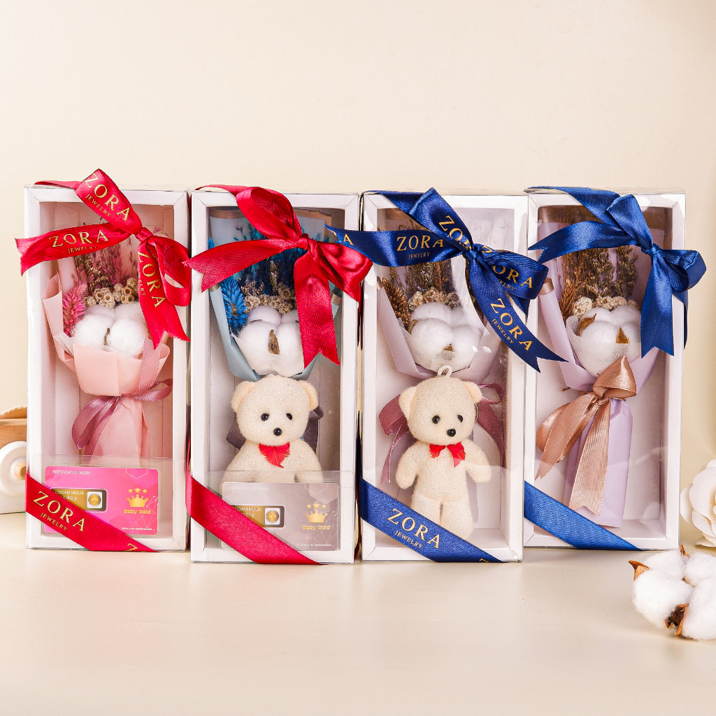 Gift flower box bucket bouquet bunga kering kado hadiah hampers souvenir valentine wisuda graduation