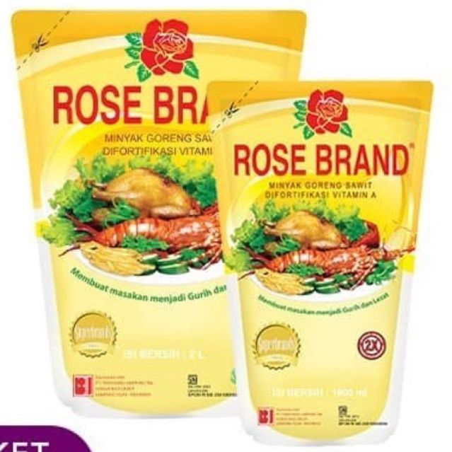 

PAKET HEMATTT Rose Brand Minyak Goreng 2L & 1L