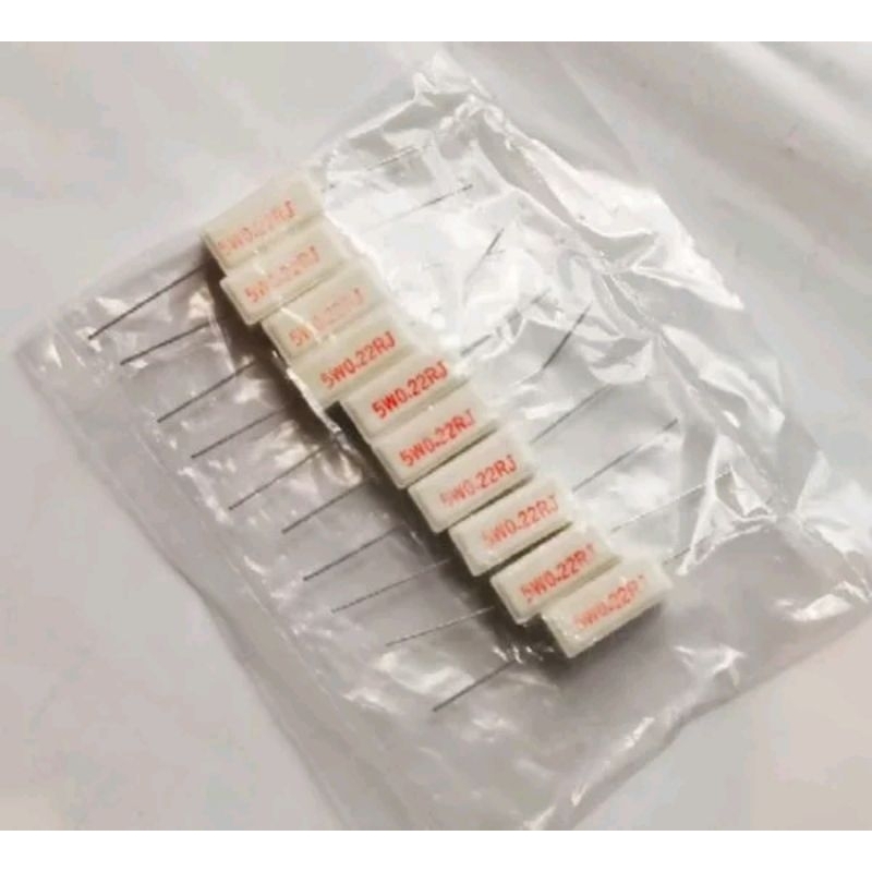 Resistor Kapur 0.22 Ohm 5 Watt