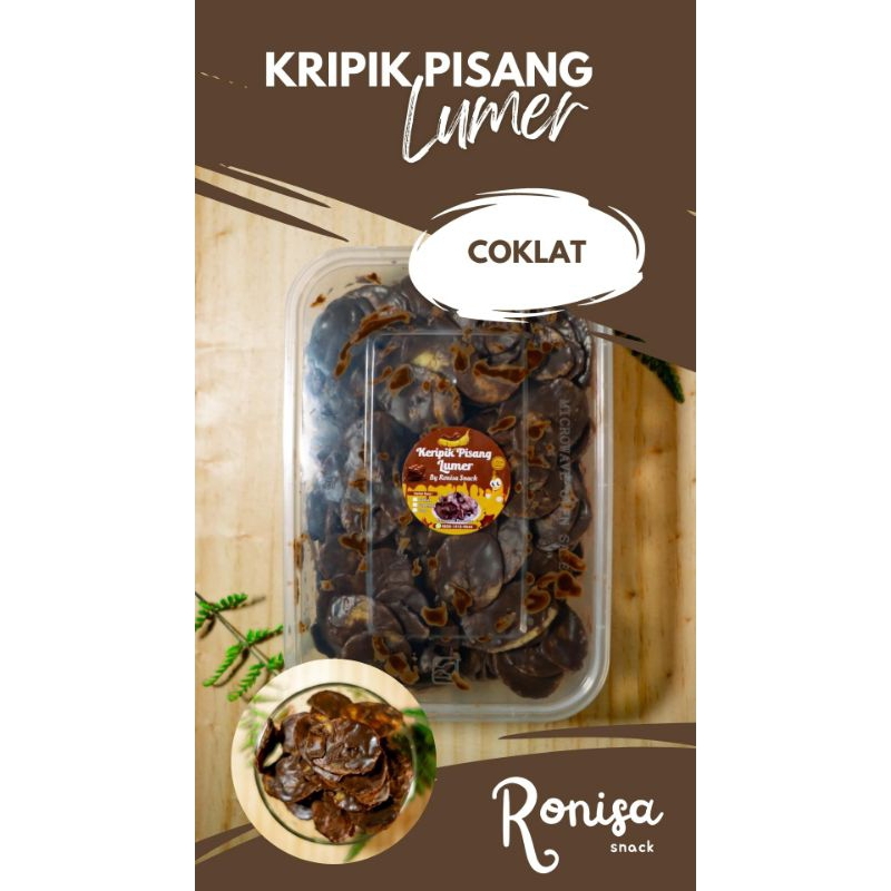 

KRIPIKPISANG/KRIPIK PISANG LUMER rasa coklat isi 200gr