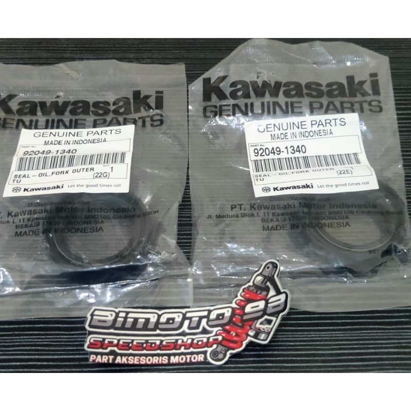 Seal Shock Depan Ninja R RR SS Original