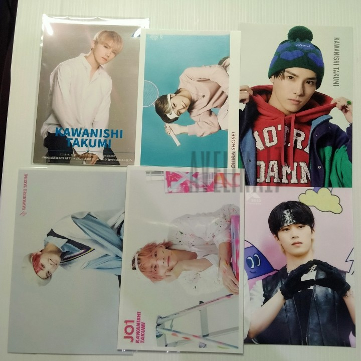 JO1 Postcard Photo Print Takumi Syoya Shosei