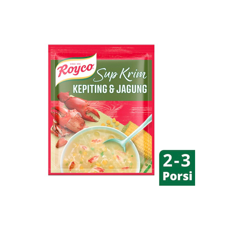 

Royco mamasuka Sup Krim kepiting jagung ayam