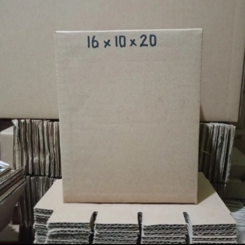 

Kardus packing box ukuran 16x10x20 cm