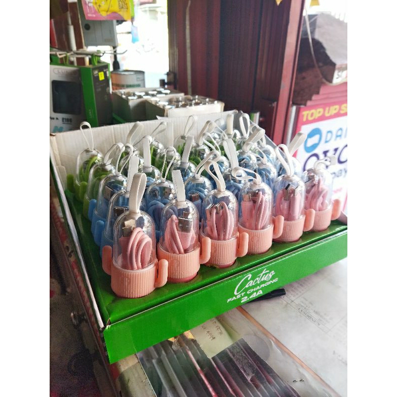 LUNA KABEL DATA TUBE CACTUS C152TM MiCRO & C152TC TYPE-C (ORIGINAL).