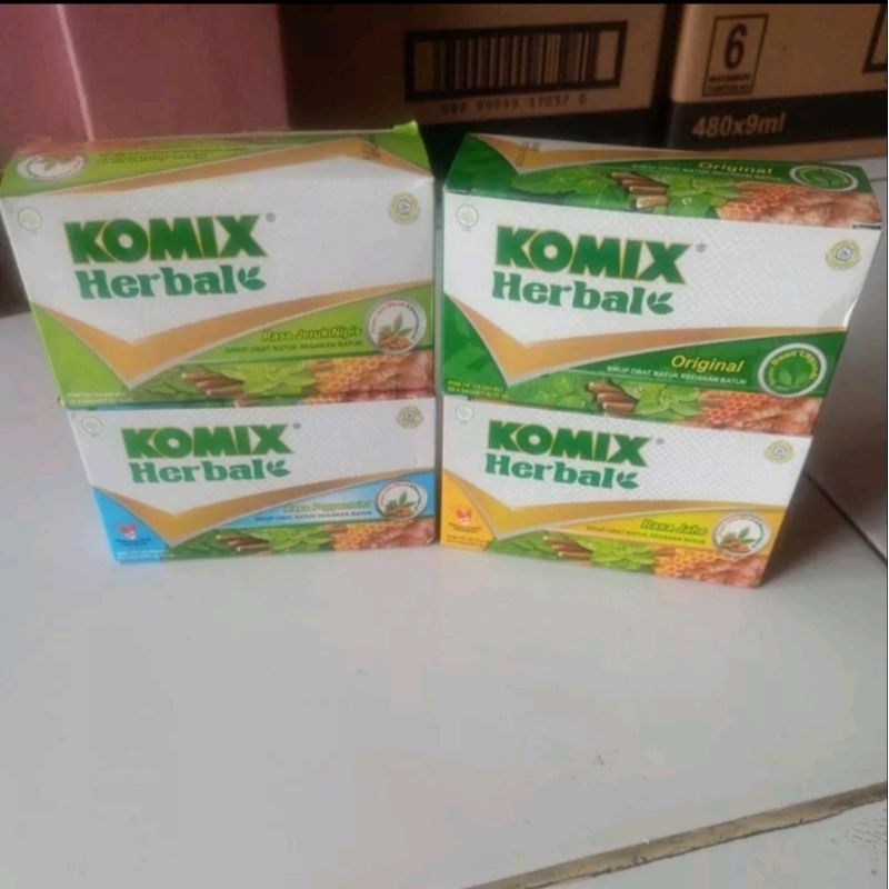 

Komix herbal box 4 variant (1 box 6 sachet)