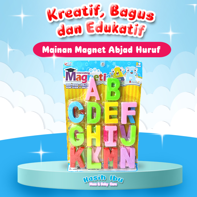 Mainan Magnet Huruf Mainan Abjad Huruf Belajar Mengenal Huruf Untuk Anak Mainan Alfabet Huruf Magnet