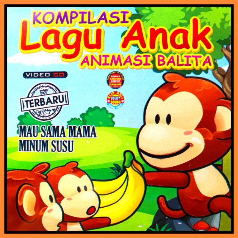 KASET VCD MUSIK 23 LAGU KOLEKSI ANIMASI ANAK TK SD PAUD VOLUME 4 ALBUM TERBARU