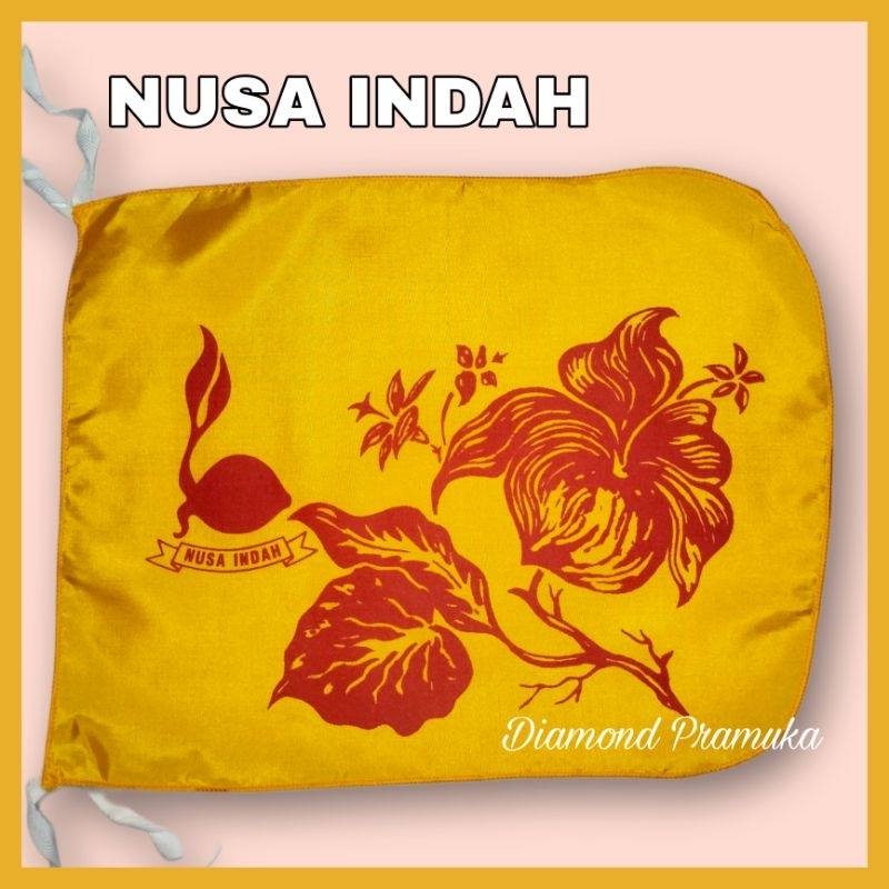 Bendera regu pramuka putri bunga nusa indah Bendera regu nusa indah