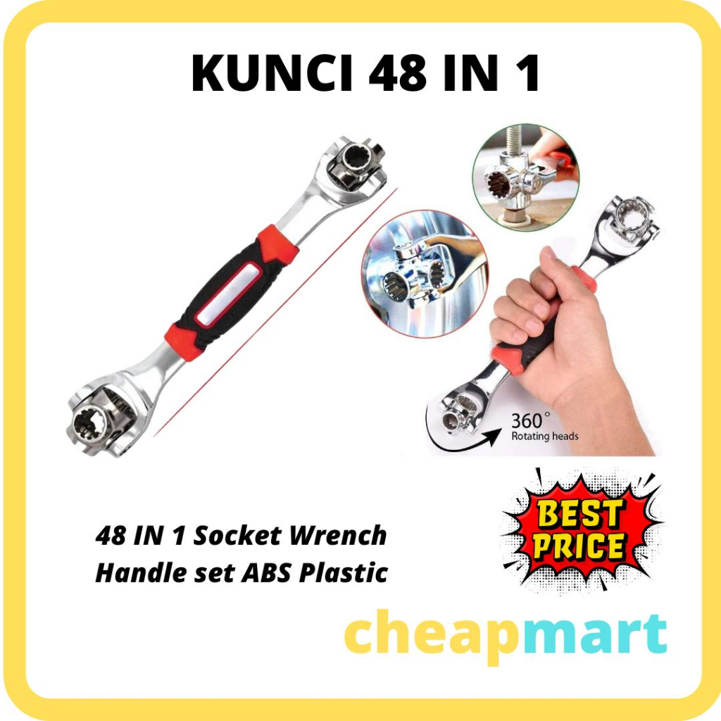 KUNCI pas kunci 48 in 1 multifungsi serbaguna