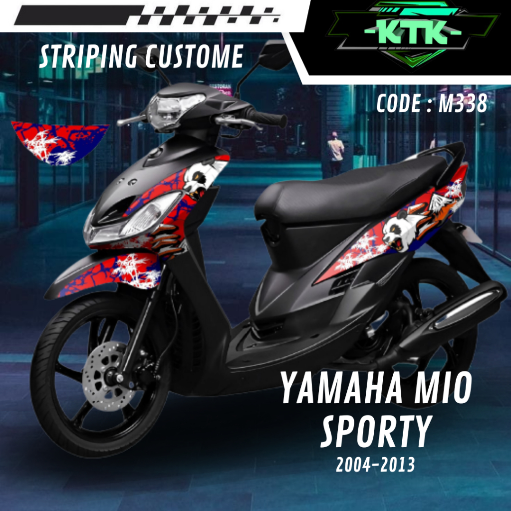 Lis Striping Stiker List Sticker Striping Variasi Les Aksesoris Pelindung Bodi Logo Emblem Motor Yam