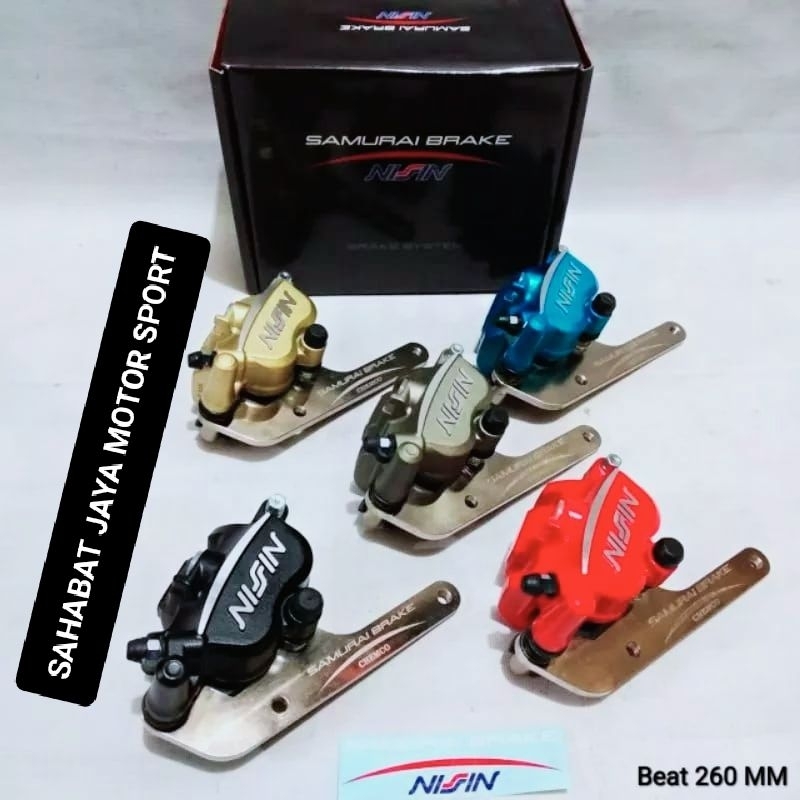 Kaliper Depan Nissin Samurai 2 Piston Beat Karbu Beat Fi Scoopy Karbu Scoopy Fi Vario 125 Vario 150 