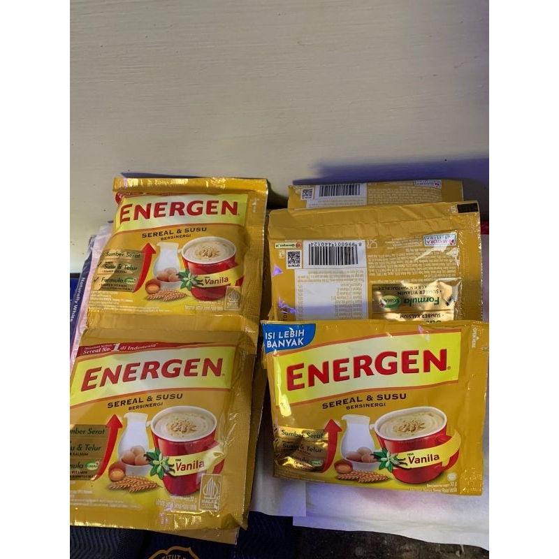 

Energen Sereal Energen Coklat Energen Vanila Energen Kacang Ijo Renceng