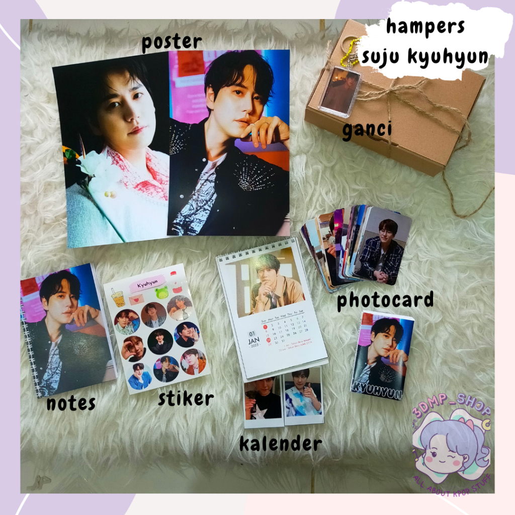 hampers super junior suju eunhyuk heechul siwon ryeowook donghae leeteuk yesung kyuhyun shindong