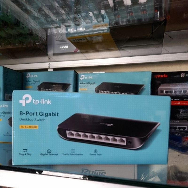 SWITCH TPLINK 8 PORT GIGABIT TL-SG1008D