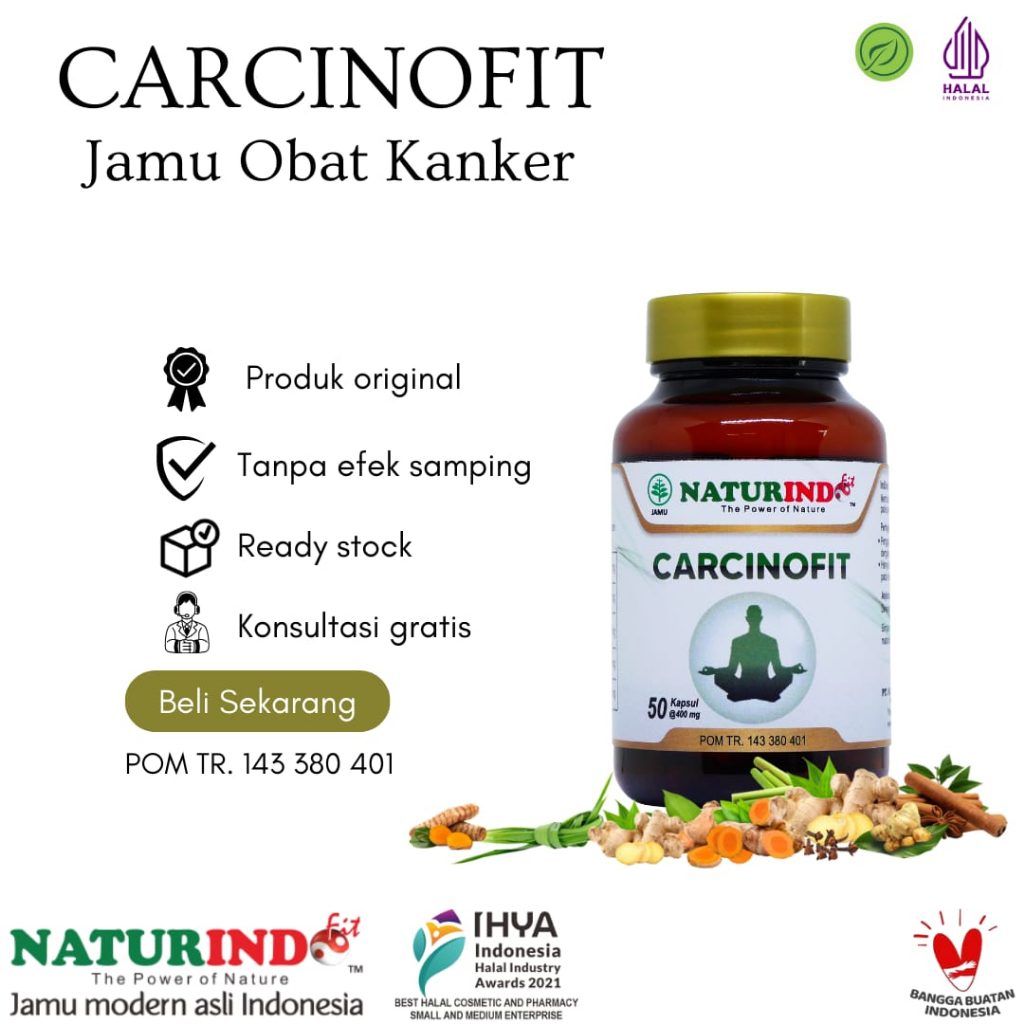 Obat herbal spesial kanker CARCINOFIT Naturindo