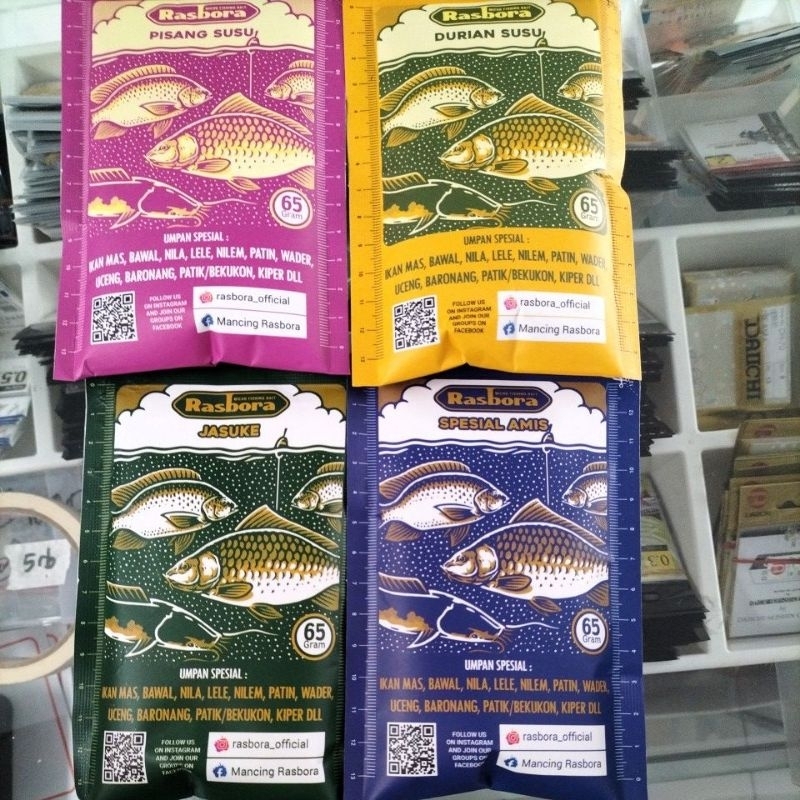 Umpan Ikan Pelet Rasbora Kemasan 65g