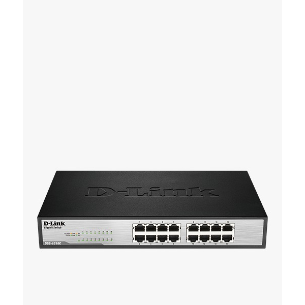 DLINK Switch hub 16 port Gigabit DGS-1016C metal