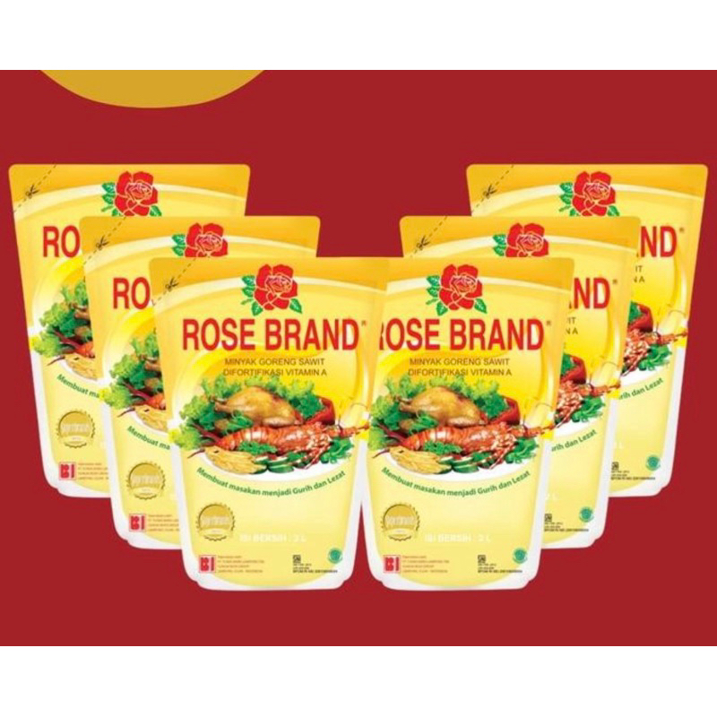 Rose Brand Minyak Goreng 2L 1 Dus