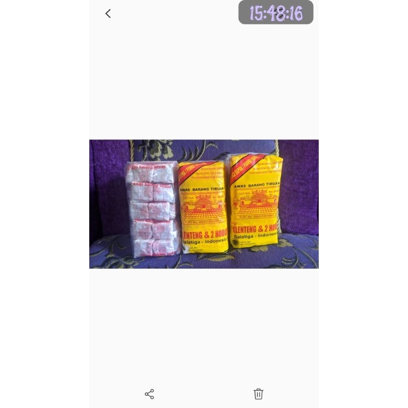 

Enting-enting gepuk cap Klenteng & 2 Hoolo ( ASLI )