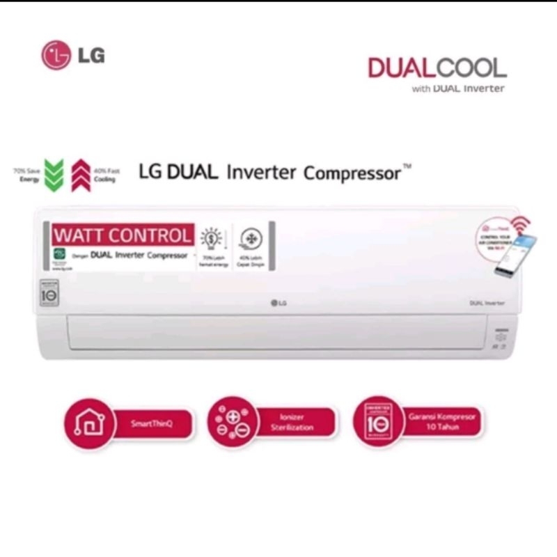 AC LG 1/2 pk t05ev5 Smart Inverter watt control