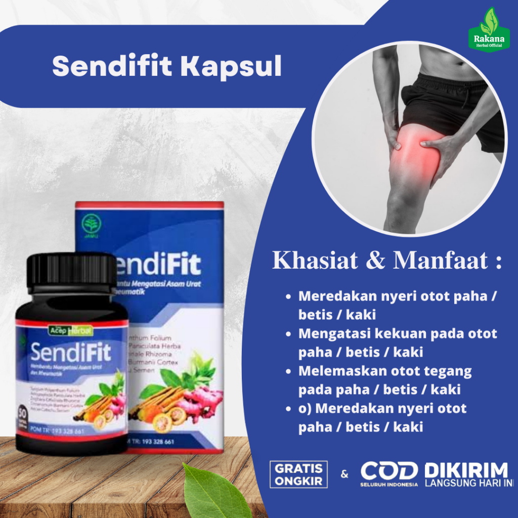 Obat Nyeri Otot Paha, Betis, Kaki, Obat Sakit Otot - Sendifit