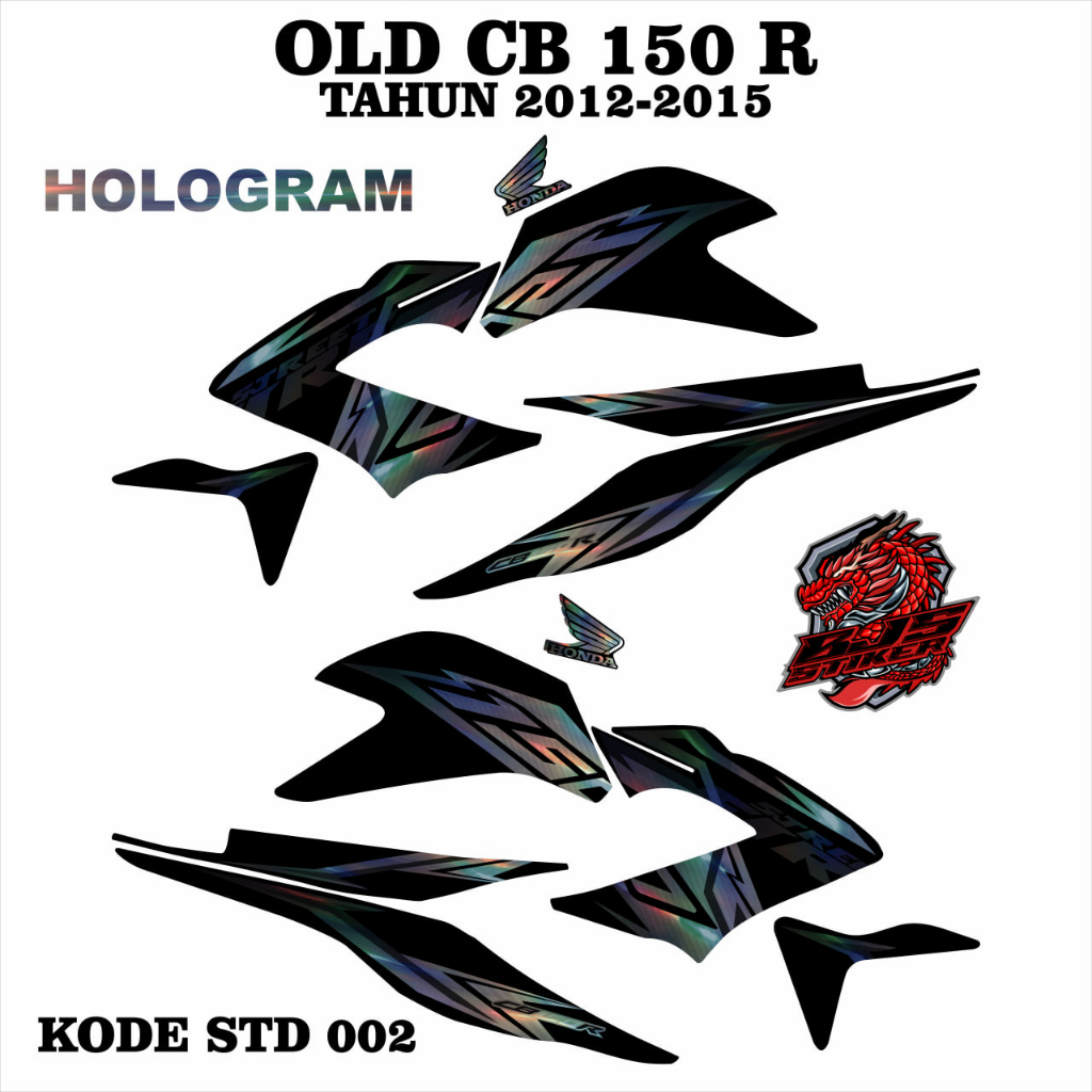[COD] Stiker Sticker Striping hologram old CB 150 r [COD] Stiker Sticker Striping hologram old CB 15