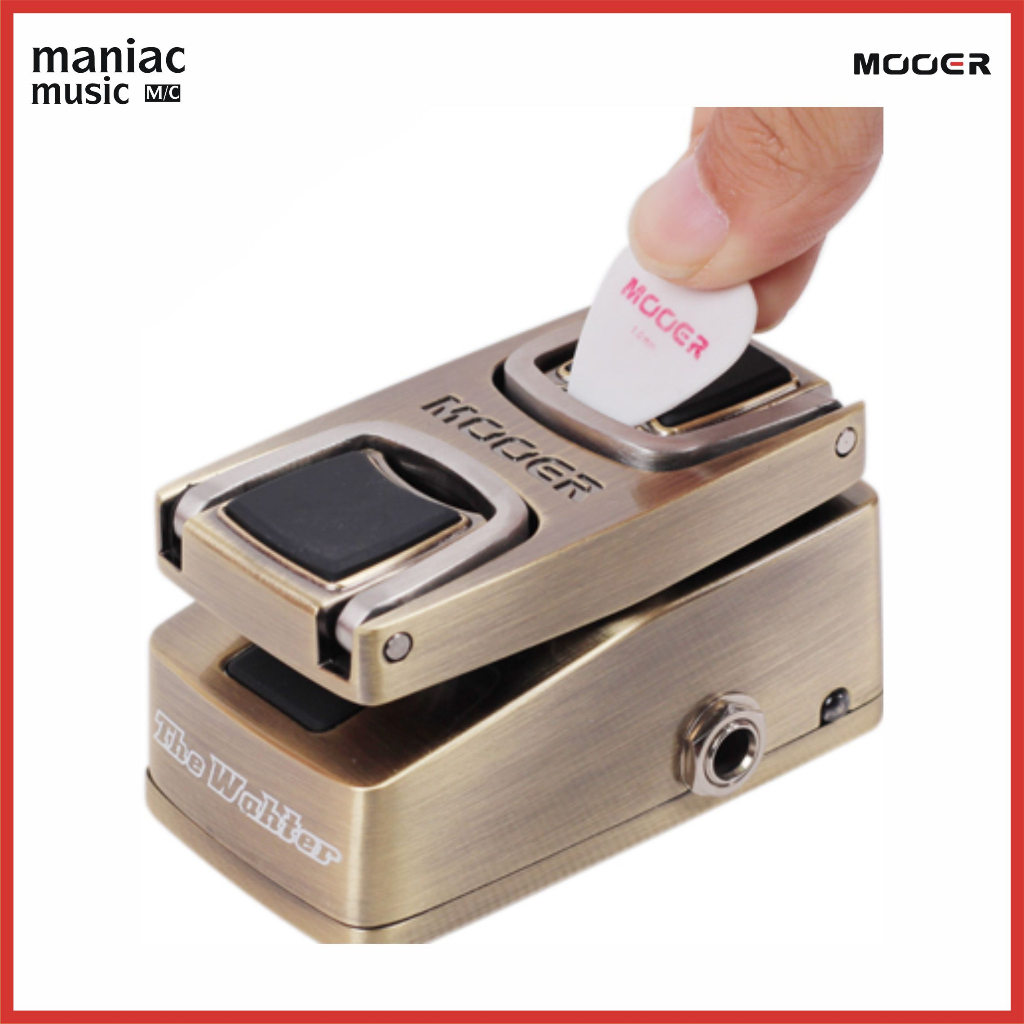 Mooer The Wahter - Efek Gitar. Wah Pedal. Mini. Classic. True Bypass