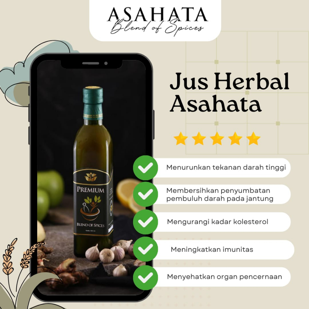 

Jus Asahata Premium Obat Penyumbatan Pembuluh Darah