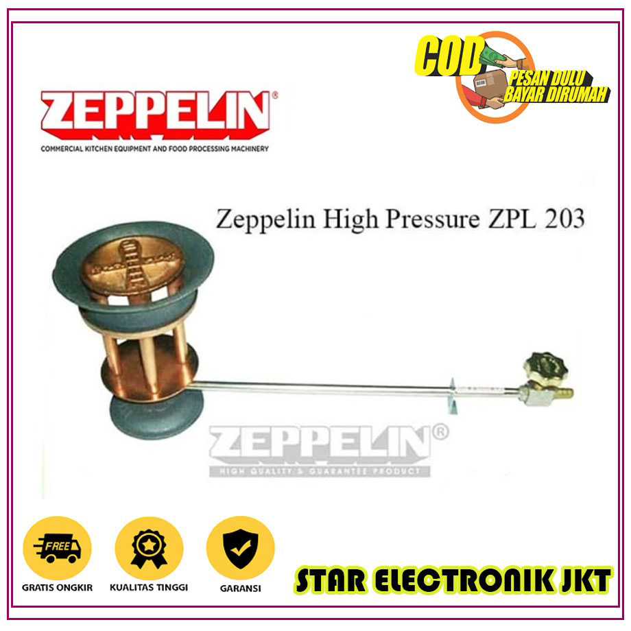 Kompor Mawar Zeppelin/Semawar Zeppelin Zpl 203/Kompor Pedagang/Kompor Joss/Kompor Stik