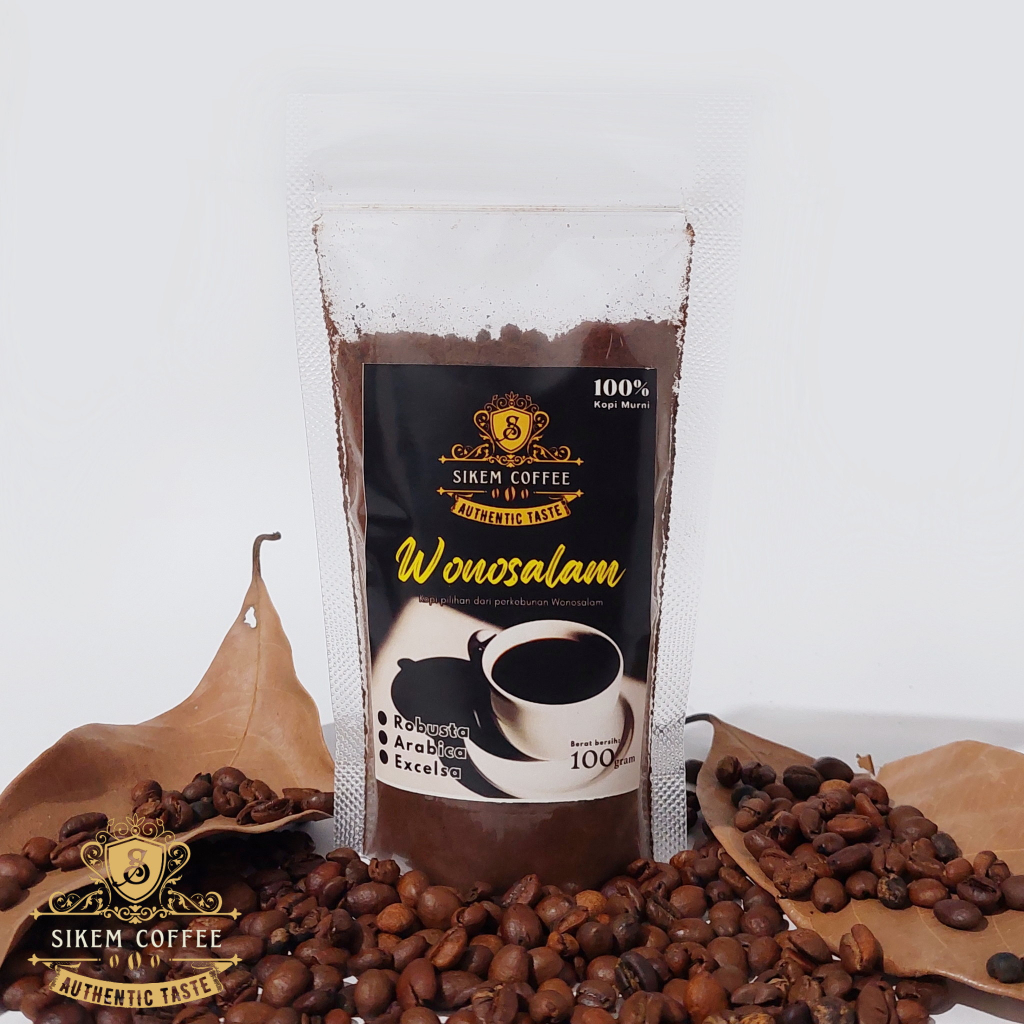 

Sikem Coffee Spesial Excelsa Wonosalam 100 Gram Kopi Bubuk Roasting