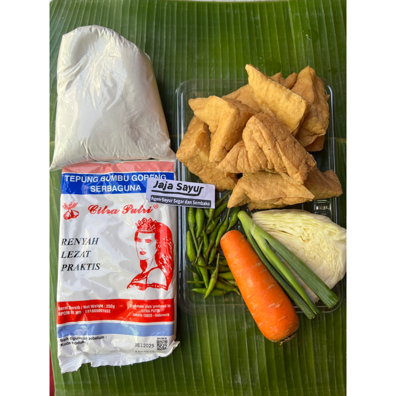 

PAKET TAHU ISI TEPUNG PUTRI