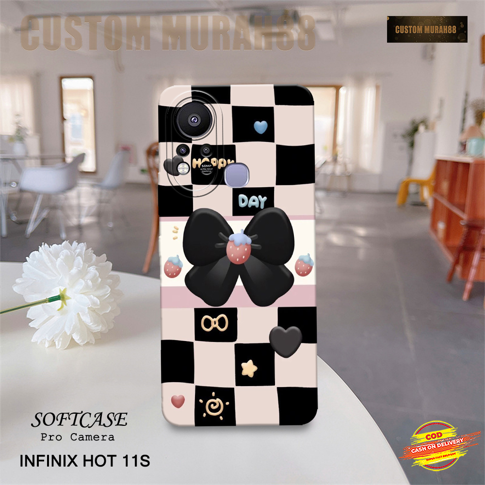 Case Infinix Hot 11S Terbaru - Fashion Case KARTUN - Casing Hp Infinix Hot 11S - Softcase Pro Camera
