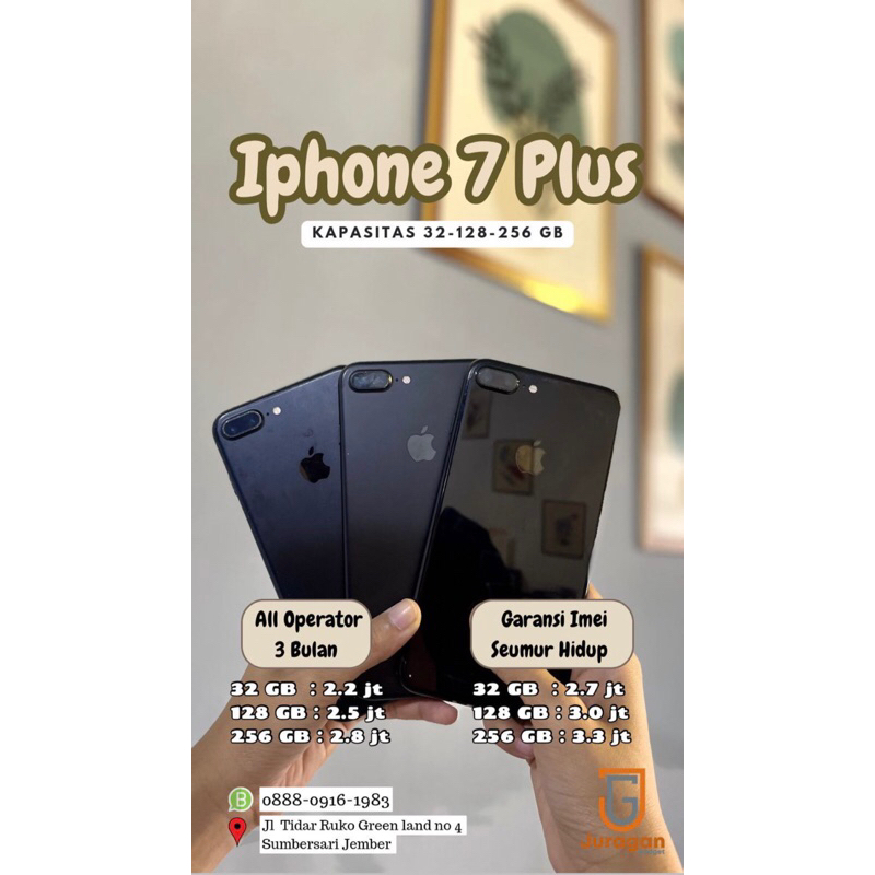 iphone 7 plus second 256gb