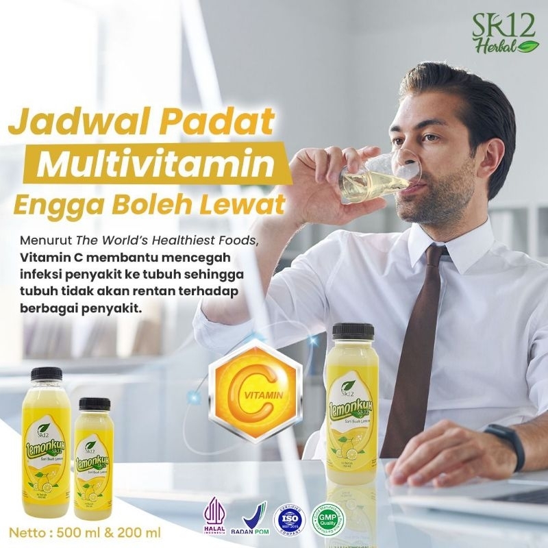 

Lemonkuh SR12 sari lemon asli 99.96% vitamin C