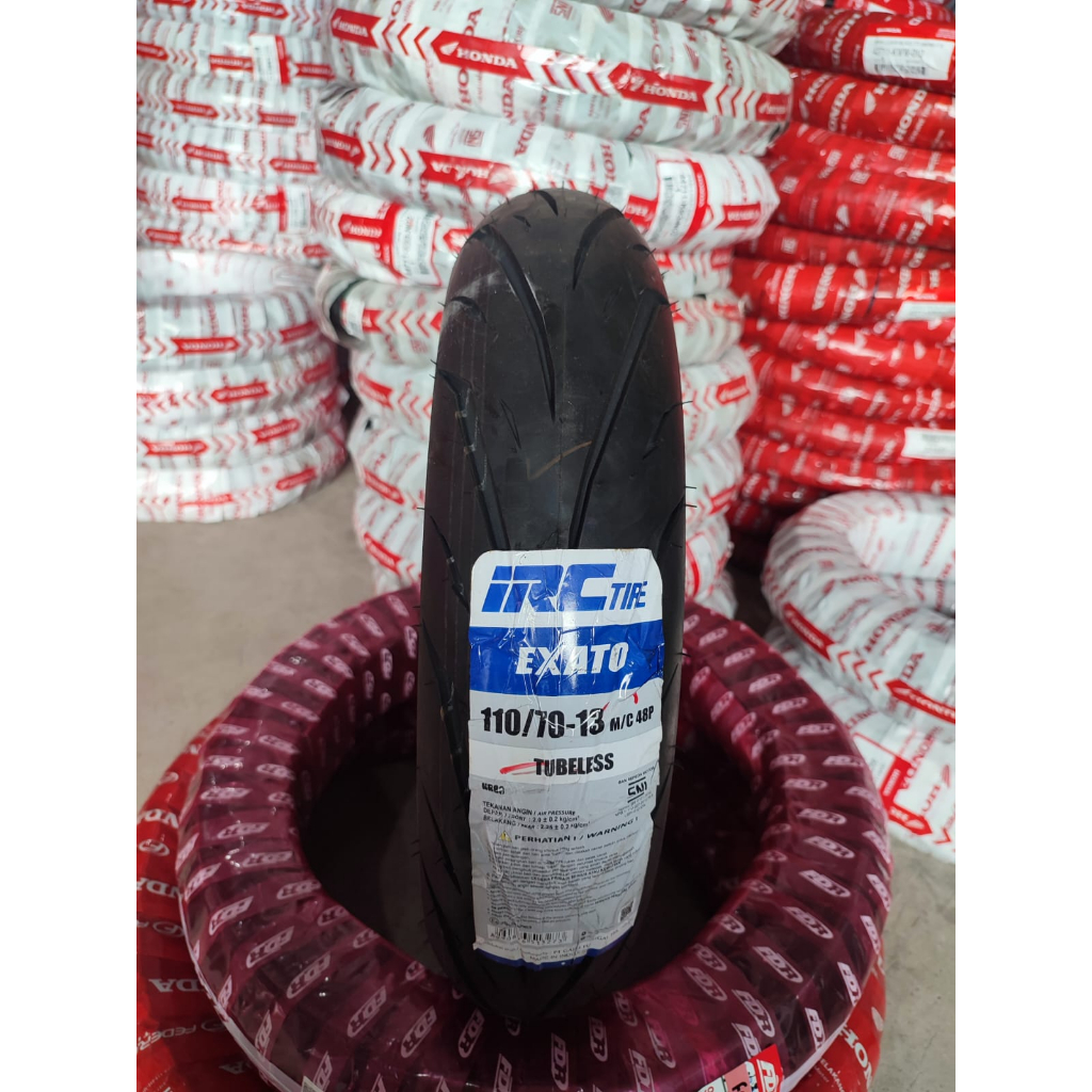 IRC EXATO Ban Motor NMAX Ring 13 Uk 110/70-13 Tubeless NMAX/ADV - IRC EXATO NR 88