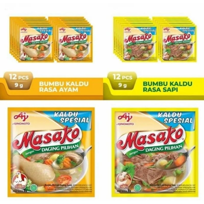 

Masako Ayam / Masako Sapi / Bumbu penyedap / penambah rasa