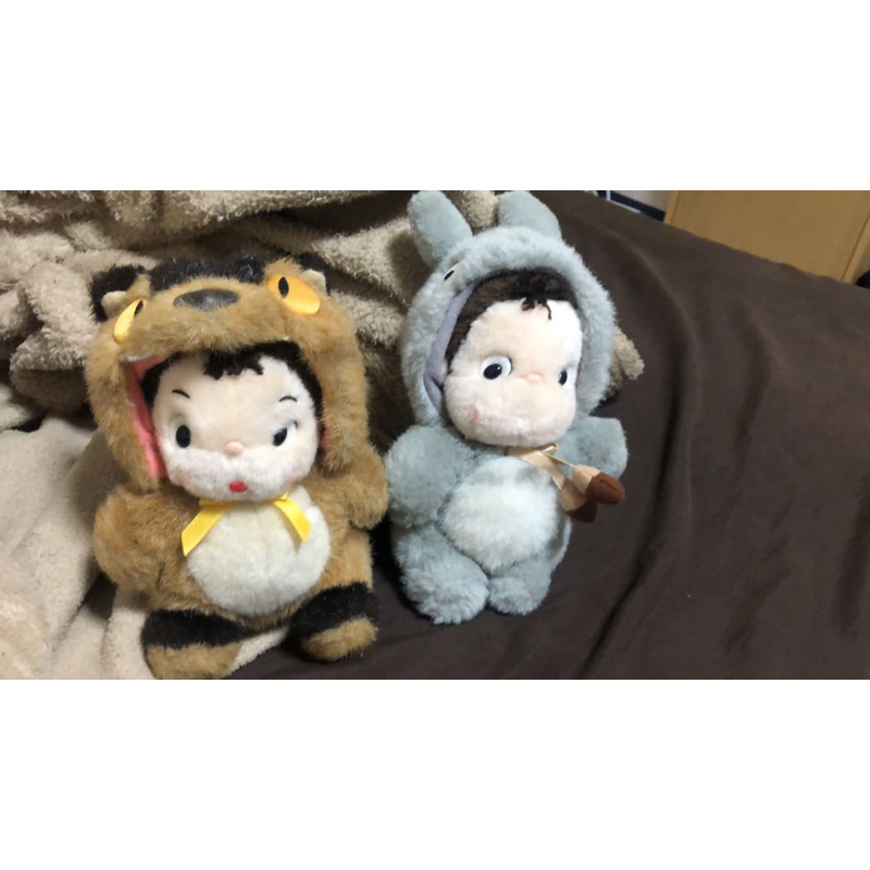 Boneka Mei Totoro Kostum Catbus dan Totoro Abu