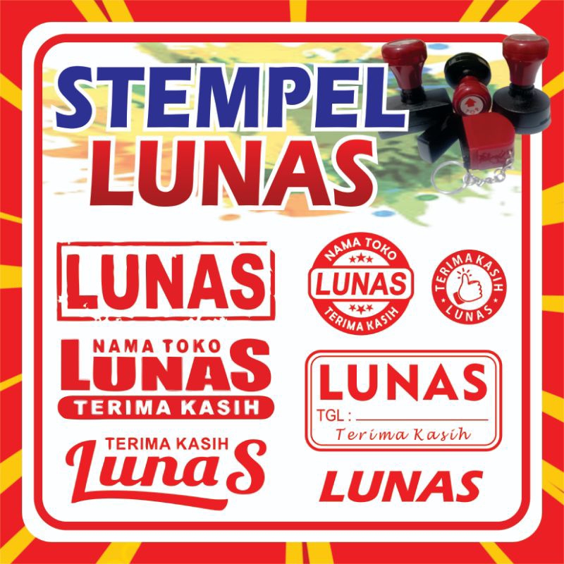 

Stempel Lunas, Stempel Cash, Stampel Lunas Murah