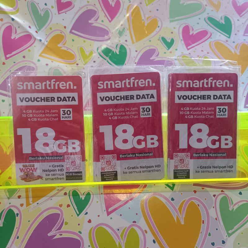 voucher Smartfren 18gb