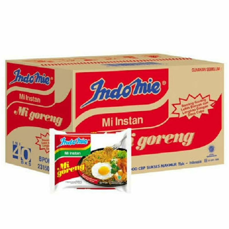 

Indomie Goreng 1 Dus (isi 40 pcs)