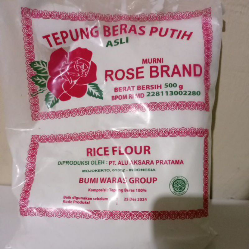 

Tepung Beras Putih Rose Brand 500 g